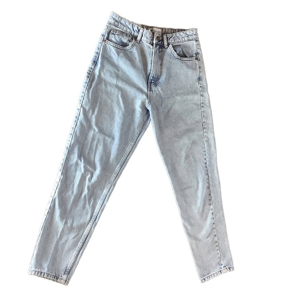 ZARA Stonewashed High-Rise Straight Leg Jeans Women’s Size 4 - Picture 2 of 10